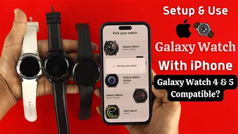 can you use any smart watch with an iphone|samsung watch pair with iphone.